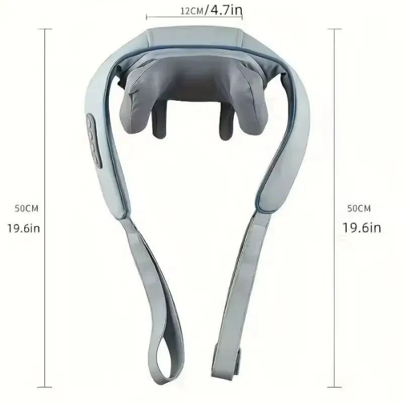 Massageador elétrico sem fio 3 mods para o ombro, pescoço, costas e cervical.
