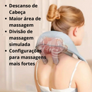 Massageador elétrico sem fio 3 mods para o ombro, pescoço, costas e cervical.