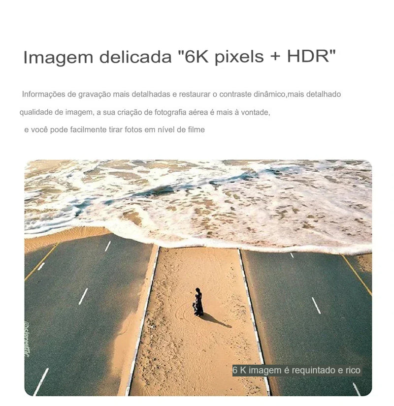 E99 PRO Drone quadcopter alça de controle remoto quatro eixos aeronaves HD 6k fotografia UAV fixação de altitude helicóptero brinquedos