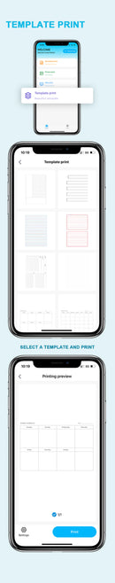 Impressora térmica portátil sem tinta a4, bluetooth, pdf, excel, palavra, documento, máquina de impressão, rolo de papel para escritório, trabalho, casa, escola