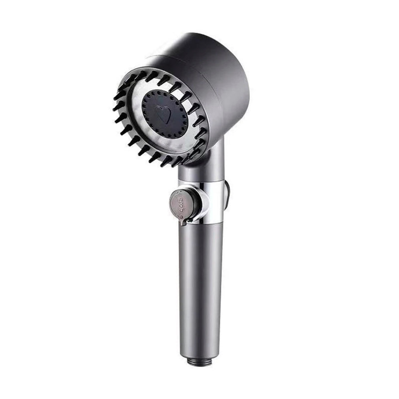 Chuveiro com ótima pressão e 3 modos, escova de massagem com filtro de spray ajustável,