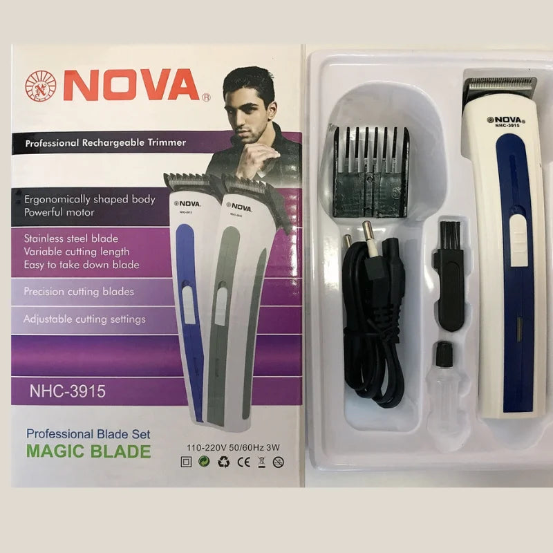 Máquininha de Cortar Cabelo e/ou Aparador de Barba 3915 Bivolt Recarregável