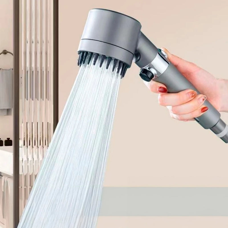 Chuveiro com ótima pressão e 3 modos, escova de massagem com filtro de spray ajustável,