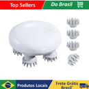 Pequeno Massageador Elétrico para couro cabeludo, ombro, pescoço. Os Pets adoram também.