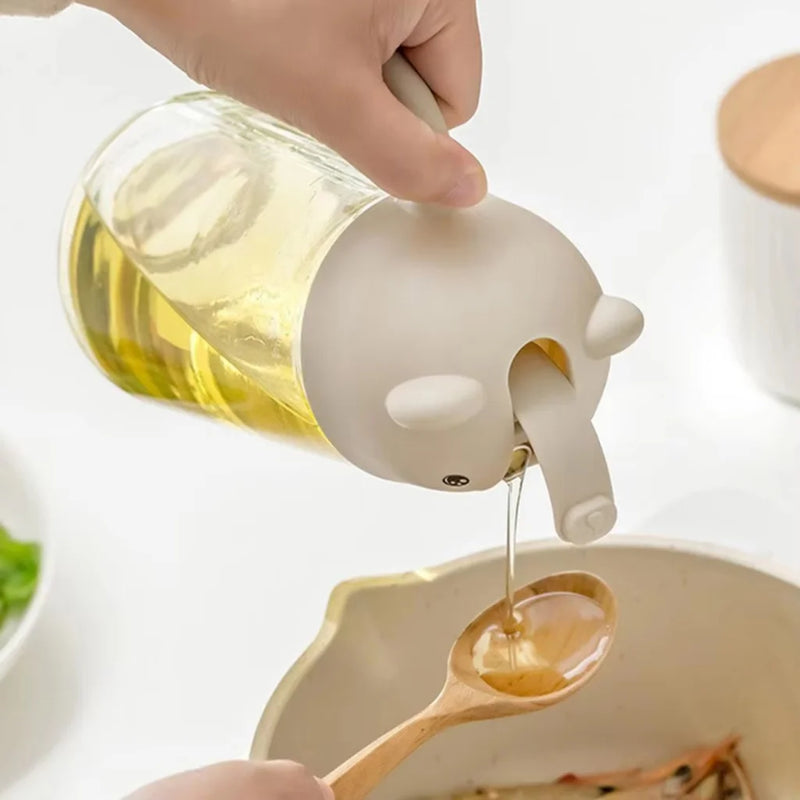 Dosador e Spray para Óleo de Cozinha e Azeite de Oliva 580ml - Design Elegante e Funcionalidade