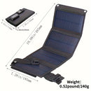 1pc USB Painel Solar Dobrável Portátil Flexível Pequeno À Prova D'Água 5V Painéis Solares Dobráveis Células Para Carregador de Bateria de Celular