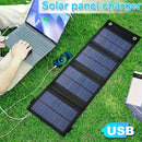 1pc USB Painel Solar Dobrável Portátil Flexível Pequeno À Prova D'Água 5V Painéis Solares Dobráveis Células Para Carregador de Bateria de Celular