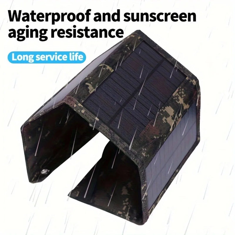 1pc USB Painel Solar Dobrável Portátil Flexível Pequeno À Prova D'Água 5V Painéis Solares Dobráveis Células Para Carregador de Bateria de Celular