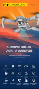 2025 novo e88 wifi fpv drone quadcopter com grande angular hd 4k câmera altura segurar rc dobrável quadcopter drones uav presentes brinquedos