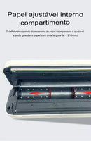 Impressora térmica portátil sem tinta a4, bluetooth, pdf, excel, palavra, documento, máquina de impressão, rolo de papel para escritório, trabalho, casa, escola