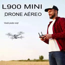 Drone L900 pro 4k profissional 5g GPS HD câmera dupla fotografia sem escova dobrável Quadcopter RC Distancer distância 1.2km Drones brinquedos