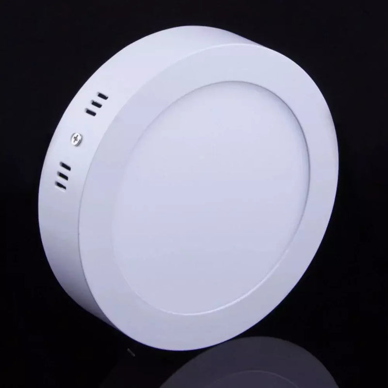 Painel Plafon LED 12W de Sobrepor Redondo 17cm, Bivolt, 6500k, Avant