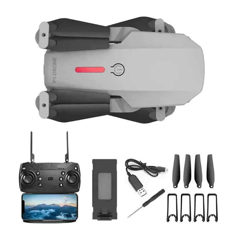 2025 novo e88 wifi fpv drone quadcopter com grande angular hd 4k câmera altura segurar rc dobrável quadcopter drones uav presentes brinquedos