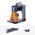 Máquina de gravação a laser LASERPECKER 4 LP4 para todos os materiais Gravador a laser de luz dupla portátil para escultura em metal, madeira e plástico