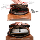 JEEP BULUO - Bolsas multifuncionais masculinas pequenas, transversal em couro rachado, de cintura fashion, JEEP ORIGINAL