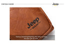 JEEP BULUO - Bolsas multifuncionais masculinas pequenas, transversal em couro rachado, de cintura fashion, JEEP ORIGINAL