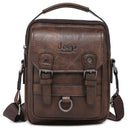 JEEP BULUO LANÇAMENTO!!! -  Bolsas de Negócios Multifuncionais Masculina,  Novas Bolsas de Ombro, Grande Capacidade, de Couro, Carteiro Bolsa Transversal PRODUTO ORIGINAL JEEP.