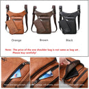 JEEP BULUO - Bolsas multifuncionais masculinas pequenas, transversal em couro rachado, de cintura fashion, JEEP ORIGINAL