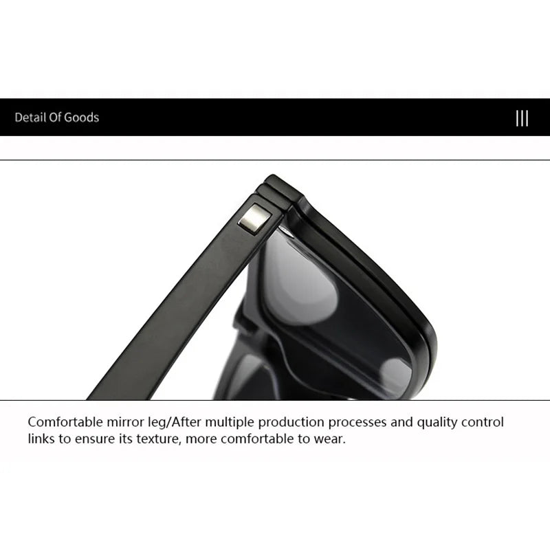 Óculos de sol polarizados magnéticos para miopia, UNISEX, com clipe, armação quadrada, 6 em 1, -0,5 a -10