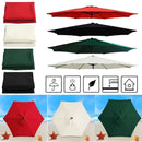 Guarda-chuva de poliéster de 2 m/6,56 pés, tecido de substituição para guarda-chuva de jardim ao ar livre, proteção UV, capa de guarda-chuva à prova de chuva