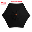 Guarda-chuva de poliéster de 2 m/6,56 pés, tecido de substituição para guarda-chuva de jardim ao ar livre, proteção UV, capa de guarda-chuva à prova de chuva