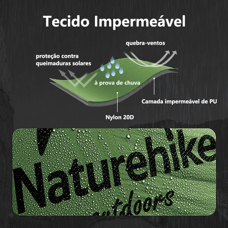 NATUREHIKE - Tenda de acampamento  para 1 pessoa Cloud Up, ultraleve, à prova d'água, para trilhas ao ar livre, mochila e trekking, com colchonete GRÁTIS