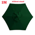 Guarda-chuva de poliéster de 2 m/6,56 pés, tecido de substituição para guarda-chuva de jardim ao ar livre, proteção UV, capa de guarda-chuva à prova de chuva
