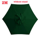 Guarda-chuva de poliéster de 2 m/6,56 pés, tecido de substituição para guarda-chuva de jardim ao ar livre, proteção UV, capa de guarda-chuva à prova de chuva