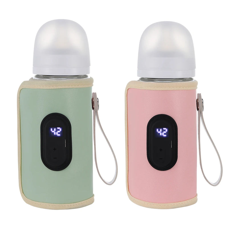 MILK-BABY, aquecedor de leite para bebês portátil com USB, aquecedor de mamadeiras, portátil para carro, acessórios de viagem ao ar livre