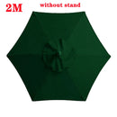 Guarda-chuva de poliéster de 2 m/6,56 pés, tecido de substituição para guarda-chuva de jardim ao ar livre, proteção UV, capa de guarda-chuva à prova de chuva