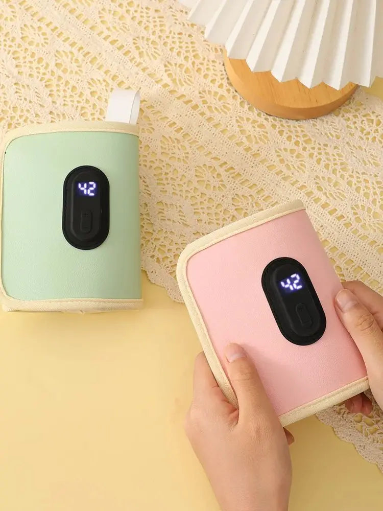 MILK-BABY, aquecedor de leite para bebês portátil com USB, aquecedor de mamadeiras, portátil para carro, acessórios de viagem ao ar livre