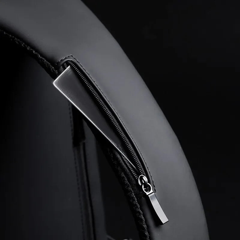 Bolsa de ombro masculina multifuncional antifurto com USB, transversal, transversal, para viagem, bolsa de peito, mochila mensageiro