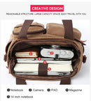 Bolsa de lona Unissex, transversal, tiracolor, de ombro, para viagem, trabalho, faculdade.