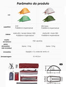 NATUREHIKE - Tenda de acampamento  para 1 pessoa Cloud Up, ultraleve, à prova d'água, para trilhas ao ar livre, mochila e trekking, com colchonete GRÁTIS