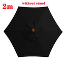 Guarda-chuva de poliéster de 2 m/6,56 pés, tecido de substituição para guarda-chuva de jardim ao ar livre, proteção UV, capa de guarda-chuva à prova de chuva