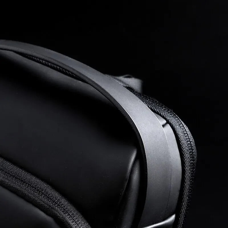 Bolsa de ombro masculina multifuncional antifurto com USB, transversal, transversal, para viagem, bolsa de peito, mochila mensageiro