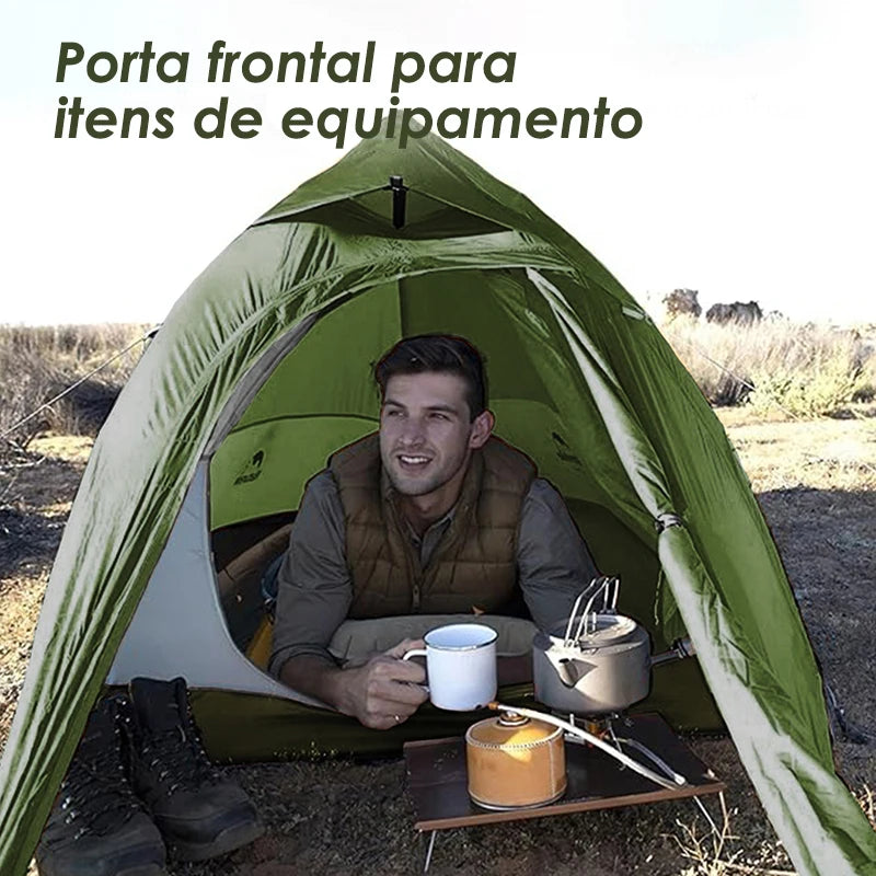 NATUREHIKE - Tenda de acampamento  para 1 pessoa Cloud Up, ultraleve, à prova d'água, para trilhas ao ar livre, mochila e trekking, com colchonete GRÁTIS