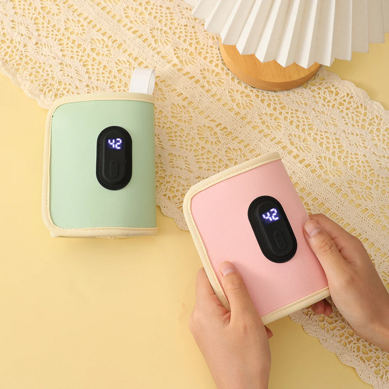 MILK-BABY, aquecedor de leite para bebês portátil com USB, aquecedor de mamadeiras, portátil para carro, acessórios de viagem ao ar livre