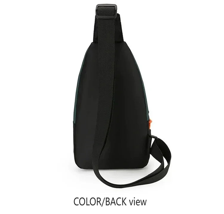 Bolsa de ombro masculina multifuncional antifurto com USB, transversal, transversal, para viagem, bolsa de peito, mochila mensageiro