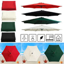 Guarda-chuva de poliéster de 2 m/6,56 pés, tecido de substituição para guarda-chuva de jardim ao ar livre, proteção UV, capa de guarda-chuva à prova de chuva
