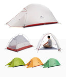 NATUREHIKE - Tenda de acampamento  para 1 pessoa Cloud Up, ultraleve, à prova d'água, para trilhas ao ar livre, mochila e trekking, com colchonete GRÁTIS