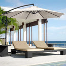 Guarda-chuva de poliéster de 2 m/6,56 pés, tecido de substituição para guarda-chuva de jardim ao ar livre, proteção UV, capa de guarda-chuva à prova de chuva