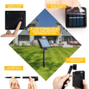 Corda de Luzes, carregamento solar, LED à Prova d'Água Ar Livre 22m 200 LED Light