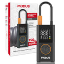 Mini bomba de ar RECARREGÁVEL portátil, compressor de ar sem fio, enche pneu com calibrador de pneu e luz de emergência LED