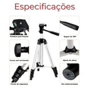 Tripé ajustável universal de altura profissional telescópico portátil para câmera,  celular smartphone fotografia 3110 vídeos