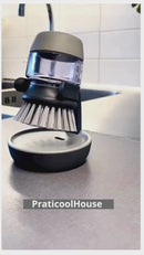 Brigth Wash!  Lava Panelas e  Escova Pratos, com dispensador Automático de Sabão Líquido. Mais Praticidade em sua cozinha.