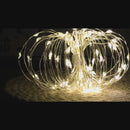 Corda de Luzes, carregamento solar, LED à Prova d'Água Ar Livre 22m 200 LED Light