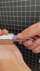 Chuveiro com ótima pressão e 3 modos, escova de massagem com filtro de spray ajustável,